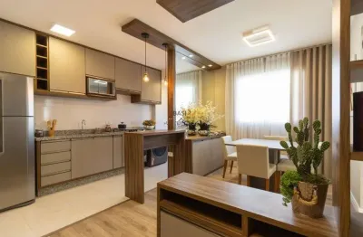 Apartamento novo, 02 dormitorios em santa felicidade