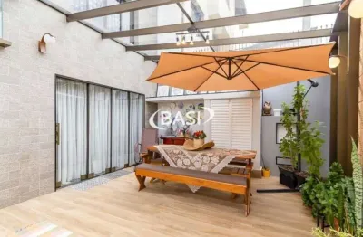 Casa geminada a venda no agua verde, curitiba - 3 dormitorios, suite, armarios, cozinha gourmet e area de lazer