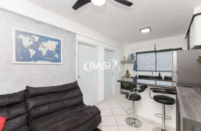Apartamento aconchegante de 1 dormitorio no portao, curitiba