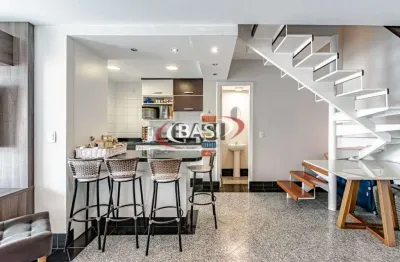 Apartamento duplex de 1 quarto a venda no centro de curitiba (com vaga de garagem)
