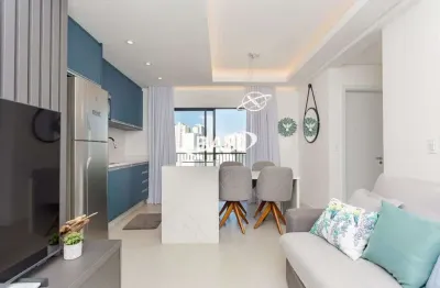 Apartamento com 2 dormitorios e suite, todo mobiliado a venda em agua verde, curitiba ' oportunidade unica'