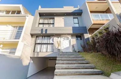 Casa em condominio fechado a venda no abranches com 3 anos de construcao !!!! ( ar condicionado, face norte, tres dormitorios, churrasqueira, 4 vagas de garagem cobertas )