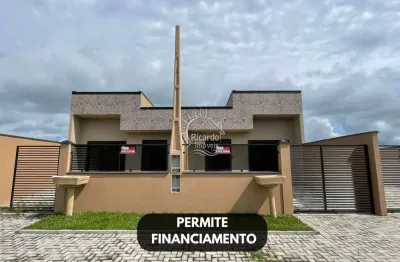 Casa com 2 quartos à venda na rua cabo frio, 1713, shangri-lá, pontal do paraná por r$ 295.000