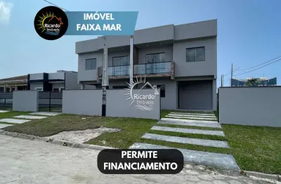 Casa com 3 quartos à venda na rua juscelino kubitschek, 598, balneário leblon, pontal do paraná por r$ 630.000