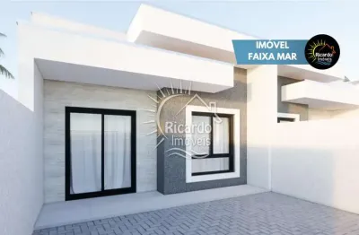 Casa com 2 quartos à venda na rua felix ferrarini, s/n, balneário gaivotas, matinhos por r$ 410.000