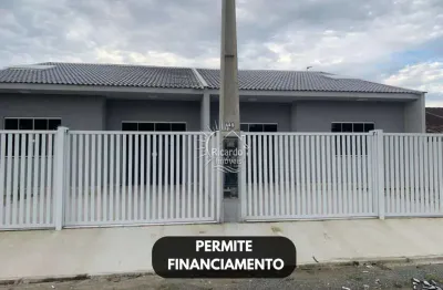 Casa com 3 quartos à venda na rua governador luiz parigot de souza, 640, balneário junara, matinhos por r$ 370.000