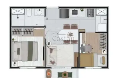 Apartamento com 2 quartos à venda na Criciumal, --, Mooca, São Paulo, 35 m2 por R$ 283.000
