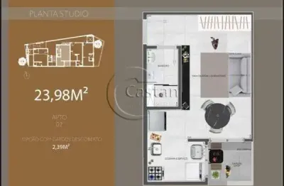 Apartamento com 1 quarto à venda na rua umuarama, --, vila prudente, são paulo, 23 m2 por r$ 225.094