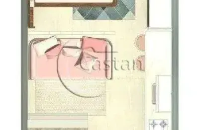 Apartamento com 1 quarto à venda na rua marcial, --, mooca, são paulo, 27 m2 por r$ 285.000