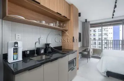 Apartamento com 1 quarto à venda na avenida regente feijó, --, jardim anália franco, são paulo, 24 m2 por r$ 610.000