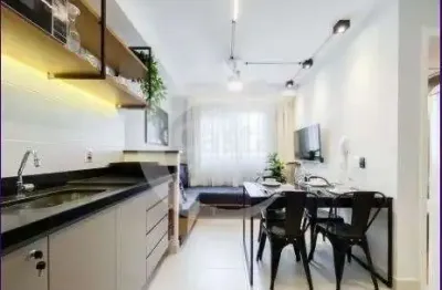 Apartamento com 2 quartos à venda na rua caetano pinto, --, brás, são paulo, 33 m2 por r$ 372.000
