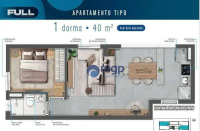 Apartamento novo, à venda na vila paulicéia - 40 m² - são paulo/sp