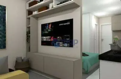 Apartamento com 1 dormitório à venda, 24 m² por r$ 165.000,00 - vila gustavo - são paulo/sp