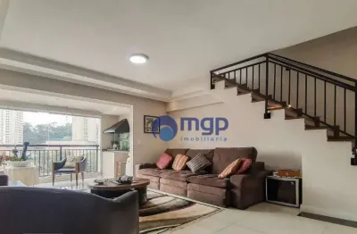 Apartamento duplex com 3 dormitórios à venda, 210 m² - parque mandaqui - são paulo/sp