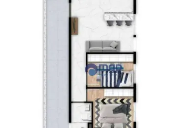 Apartamento com 2 dormitórios à venda, 41 m² por r$ 270.000,00 - vila mazzei - são paulo/sp