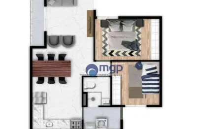 Apartamento com 2 dormitórios à venda, 47 m² por r$ 340.000,00 - vila mazzei - são paulo/sp