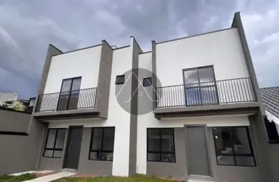 Sobrado em condomínio residencial mykonos no xaxim em curitiba