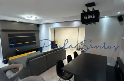 Oportunidade porto panorama! lindo apartamento mobiliado de 2 suítes com closet e varanda envidraçada, na vila belmiro em santos – sp