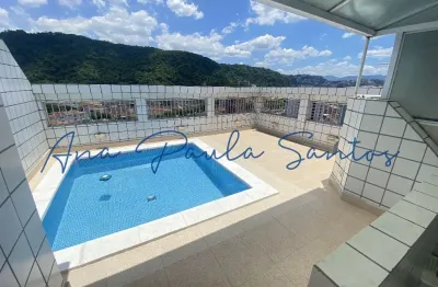 Oportunidade de cobertura triplex com 3 dormitórios (2 suítes) a venda na vila belmiro em santos