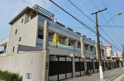 Lindo triplex 03 dorms, sacada, 03 banheiros, terraço gourmet, 200 metros da praia. praia grande sp