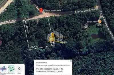 Terreno/Lote 3.000 metros para Chácara à venda, no Jardim Coronel, Itanhaém, SP