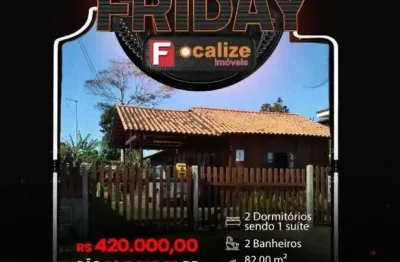 Casa com 2 quartos à venda na avenida dom henrique ii, 303, bamerindus, itapoá por r$ 420.000