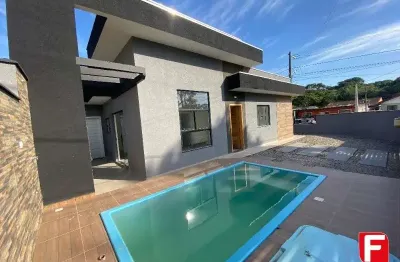 Casa com 3 quartos à venda na rua carlos drumond de andrade, 643, centro, itapoá por r$ 495.000