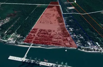 Terreno à venda na rua 2760 com a tucuna  quadra inteira, pontal, itapoá por r$ 1.000.000