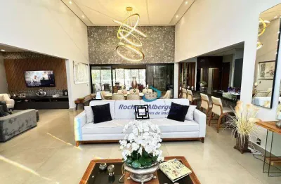 Casa de revista térrea villagio do engenho linda e sofisticada decoração 3 amplas suítes salas integradas gourmet piscina spa 4 vagas jardins