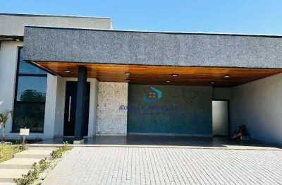 Casa nova térrea condomínio bellevie 3 suítes sendo uma master com closet salas integradas ao gourmet com pé direito duplo 6 vagas 2 lavabos