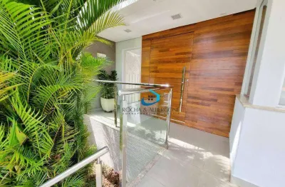 Casa/escritório comercial com varanda no jd. universitário a uma quadra do lago e av. castelo branco. lindo projeto recepção ampla sala de trabalhoa