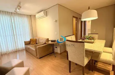 Lindo apartamento no ed. liberty towers gleba palhano completo de planejados climatizado 3 quartos sendo 1 suíte 1 vaga bwcs  com ventilação natural