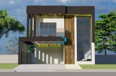 Casa sobrado com piscina no condominio parque taua, londrina pr.