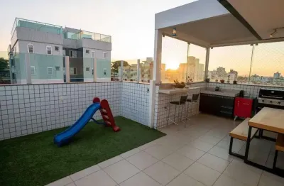 Cobertura à venda, 3 quartos, 2 suítes, 4 vagas, jardim américa - belo horizonte/mg