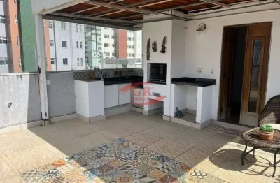 Cobertura à venda, 2 quartos, 1 suíte, 2 vagas, buritis - belo horizonte/mg