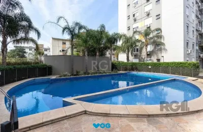 Apartamento de 50,85m2, 2 dormitórios, 1 banheiro e 1 vaga escriturada.