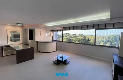Apartamento mobiliado com 3 quartos, vista definitiva e lazer completo