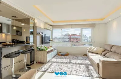 Apartamento semi mobiliado com 2 quartos de bairro petrópolis