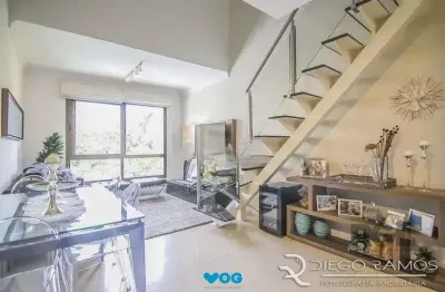 Cobertura à venda com 1 quarto 102 m²  mobiliado alto padrão rua dario pederneir