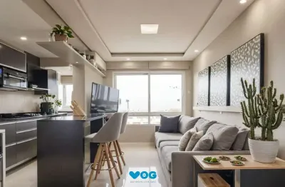 Vende-se apartamento com 2 quartos (1 suíte), 55m² e 2 vagas – petrópolis