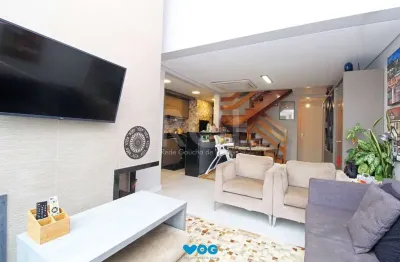 Cobertura para venda - 106.84m², 3 dormitórios, sendo 2 suites, petrópolis