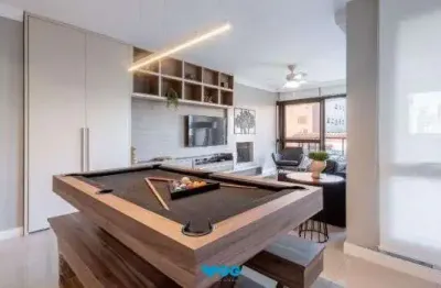 Apartamento garden com 118m², com 2 dormitórios, 2 suítes, lavabo, churrasqueira