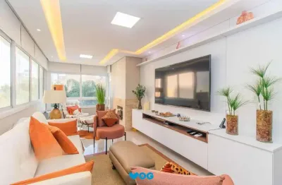 Apartamento com 83m² e 2 dormitórios, 2 suítes, 3 vagas no bairro petrópolis