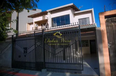 Sobrado à venda com 3 quartos e área gourmet no  conjunto café, londrina, pr
