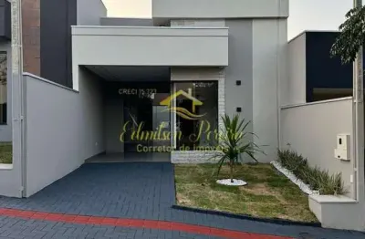 Casa à venda 3 quartos sendo um deles suíte no condomínio morada das flores em cambé, pr