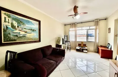 Apartamento á venda 2 quartos 1 vaga no campo grande, santos