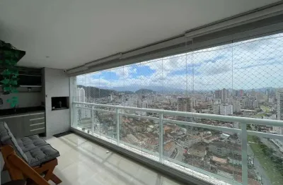 Apartamento à venda, 4 quartos, 1 suíte, 2 vagas, marapé - santos/sp
