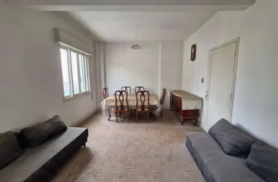 Apartamento à venda com 1 quarto, prédio frente praia em santos/sp
