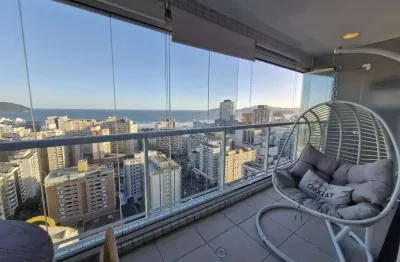 Apartamento com 1 quarto vista mar à venda no gonzaga em santos