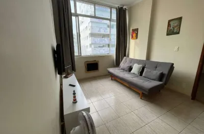 Apartamento no gonzaga, 1 dormitório a venda, na quadra da praia!!
